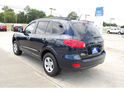 hyundai santa fe 2009 dk  blue suv gls gasoline 6 cylinders front wheel drive automatic with overdrive 77627