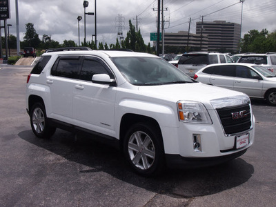 gmc terrain 2010 white suv slt 1 gasoline 4 cylinders front wheel drive shiftable automatic 77074