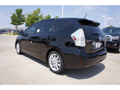 toyota prius v 2012 black wagon five hybrid 4 cylinders front wheel drive automatic 76116
