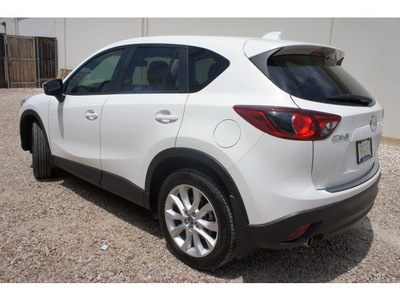 mazda cx 5 2013 white grand touring gasoline 4 cylinders front wheel drive automatic 78757