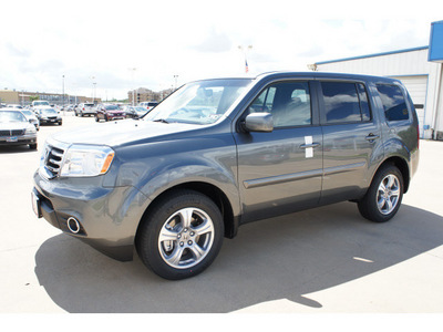 honda pilot 2012 dk  gray suv ex l w dvd gasoline 6 cylinders front wheel drive automatic 77034