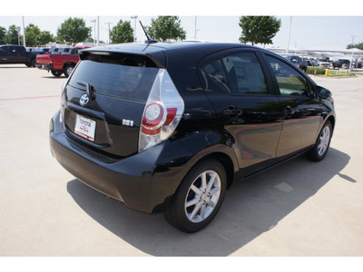 toyota prius c 2012 black hatchback three hybrid 4 cylinders front wheel drive automatic 76116