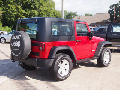 jeep wrangler 2009 red suv x gasoline 6 cylinders 4 wheel drive 6 speed manual 77515