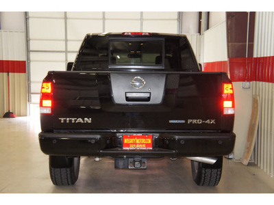 nissan titan 2010 black pro 4x flex fuel 8 cylinders 4 wheel drive automatic 79110