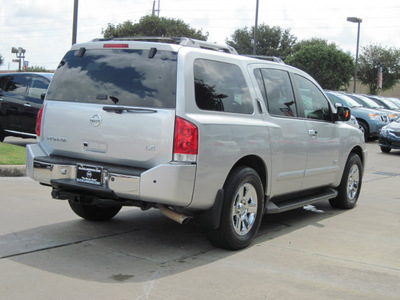 nissan armada 2007 silver suv le ffv flex fuel 8 cylinders 4 wheel drive automatic with overdrive 77477