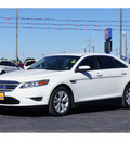 ford taurus 2011 white sedan sel gasoline 6 cylinders front wheel drive automatic 79045