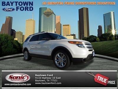 ford explorer 2013 white suv xlt flex fuel 6 cylinders 2 wheel drive automatic 77521