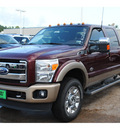 ford f 250 super duty 2012 dk  red king ranch biodiesel 8 cylinders 4 wheel drive automatic with overdrive 77531