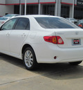 toyota corolla 2010 white sedan xle gasoline 4 cylinders front wheel drive automatic with overdrive 77469