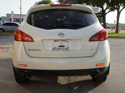 nissan murano 2009 off white suv s gasoline 6 cylinders front wheel drive automatic 75080