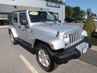 jeep wrangler unlimited 2009 silver suv sahara 6 cylinders automatic 13502