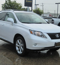 lexus rx 350 2011 white suv gasoline 6 cylinders front wheel drive shiftable automatic 77074