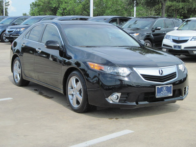acura tsx 2011 black sedan gasoline 4 cylinders front wheel drive automatic with overdrive 77074