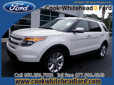 ford explorer 2013 white suv limited flex fuel 6 cylinders 2 wheel drive automatic 32401