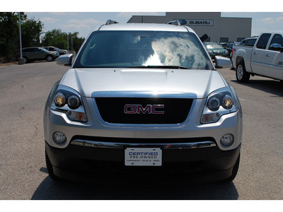 gmc acadia 2012 silver suv slt 1 gasoline 6 cylinders front wheel drive automatic with overdrive 77802