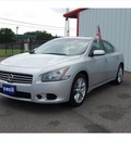 nissan maxima 2010 silver sedan 3 5 s gasoline 6 cylinders front wheel drive cont  variable trans  77630