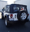 jeep wrangler 2007 white suv x gasoline 6 cylinders 4 wheel drive automatic with overdrive 98371