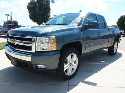 chevrolet silverado 1500 2008 blue pickup truck lt1 gasoline 8 cylinders 2 wheel drive automatic 75087