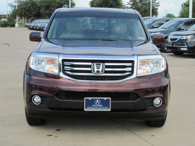 honda pilot 2012 dk  red suv touring gasoline 6 cylinders front wheel drive automatic with overdrive 77074