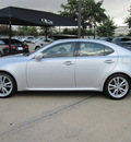 lexus is 250 2006 lt  gray sedan gasoline 6 cylinders rear wheel drive shiftable automatic 77074