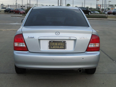 mazda protege 1999 silver sedan lx gasoline 4 cylinders front wheel drive automatic with overdrive 77074