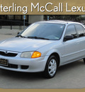 mazda protege 1999 silver sedan lx gasoline 4 cylinders front wheel drive automatic with overdrive 77074