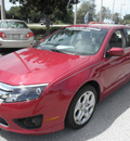 ford fusion 2010 red sedan se gasoline 4 cylinders front wheel drive automatic 32783