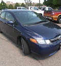 honda civic 2007 blue sedan lx gasoline 4 cylinders front wheel drive automatic 81212