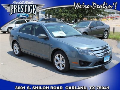 ford fusion 2012 steel blue met sedan se gasoline 4 cylinders front wheel drive 6 speed automatic 75041