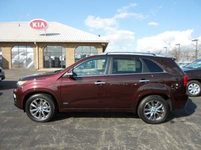 kia sorento 2013 dk  red suv sx gasoline 6 cylinders front wheel drive 6 speed automatic 43228