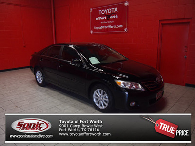 toyota camry 2010 black sedan xle gasoline 4 cylinders front wheel drive automatic 76116