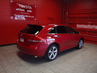 toyota venza 2009 red wagon fwd v6 gasoline 6 cylinders front wheel drive automatic 76116