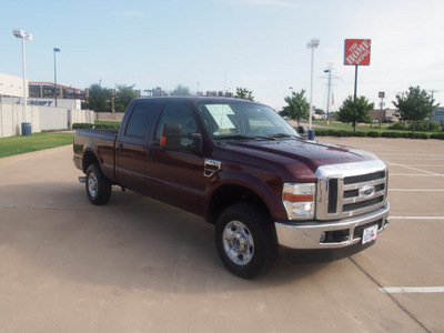 ford f 250 super duty 2010 dk  red xlt diesel 8 cylinders 4 wheel drive automatic 76108