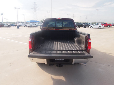 ford f 250 super duty 2010 dk  red xlt diesel 8 cylinders 4 wheel drive automatic 76108