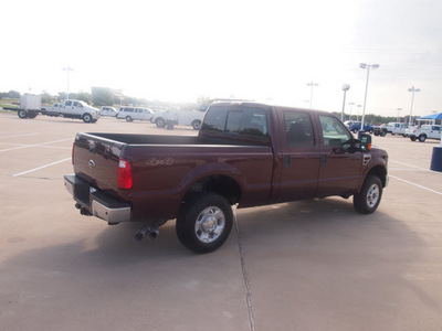 ford f 250 super duty 2010 dk  red xlt diesel 8 cylinders 4 wheel drive automatic 76108