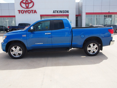 toyota tundra 2008 blue limited gasoline 8 cylinders 4 wheel drive automatic 77864