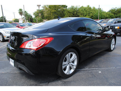 hyundai genesis 2012 black coupe gasoline 4 cylinders rear wheel drive automatic with overdrive 77581