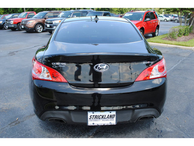 hyundai genesis 2012 black coupe gasoline 4 cylinders rear wheel drive automatic with overdrive 77581