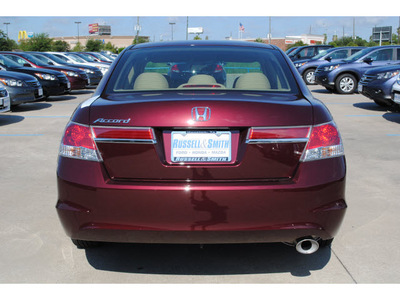 honda accord 2012 dk  red sedan lx gasoline 4 cylinders front wheel drive 5 speed automatic 77025