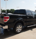 ford f 150 2012 black lariat gasoline 6 cylinders 2 wheel drive automatic 76011