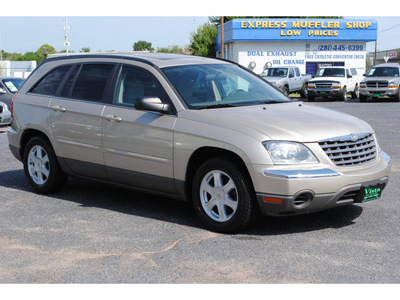 chrysler pacifica 2005 gold suv touring gasoline 6 cylinders front wheel drive automatic 77088
