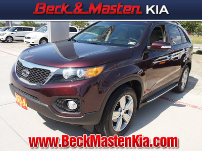 kia sorento 2013 dk  red ex gasoline 6 cylinders front wheel drive automatic 77375