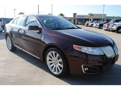 lincoln mks 2009 red sedan gasoline 6 cylinders front wheel drive automatic with overdrive 77539