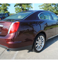 lincoln mks 2009 red sedan gasoline 6 cylinders front wheel drive automatic with overdrive 77539