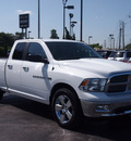 ram 1500 2011 white pickup truck lone star gasoline 8 cylinders 2 wheel drive shiftable automatic 77074