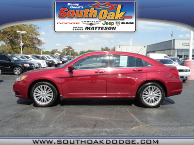 chrysler 200 2012 red sedan lx gasoline 4 cylinders front wheel drive automatic 60443