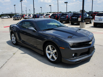chevrolet camaro 2010 gray coupe lt gasoline 6 cylinders rear wheel drive automatic 76087