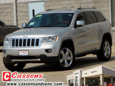 jeep grand cherokee 2012 silver suv overland gasoline 8 cylinders 4 wheel drive automatic 62034