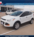 ford escape 2013 white suv s gasoline 4 cylinders front wheel drive automatic 76108
