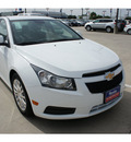 chevrolet cruze 2012 white sedan gasoline 4 cylinders front wheel drive not specified 77090